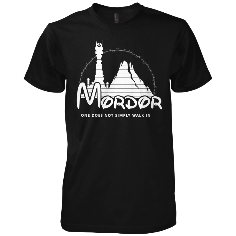 Mordor: One Does not Simply Walk In T-shirt image 0