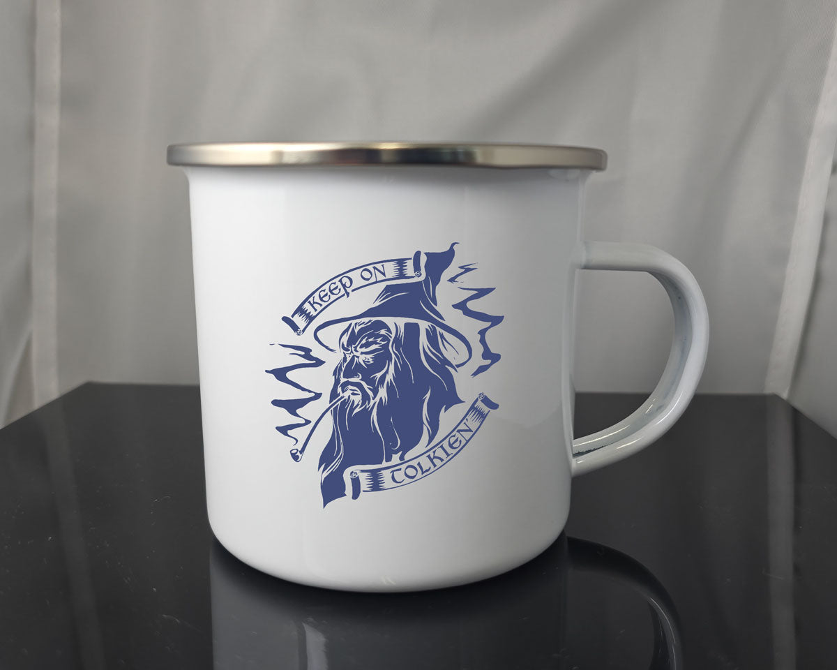 Keep on Tolkien Camp Mug image 0