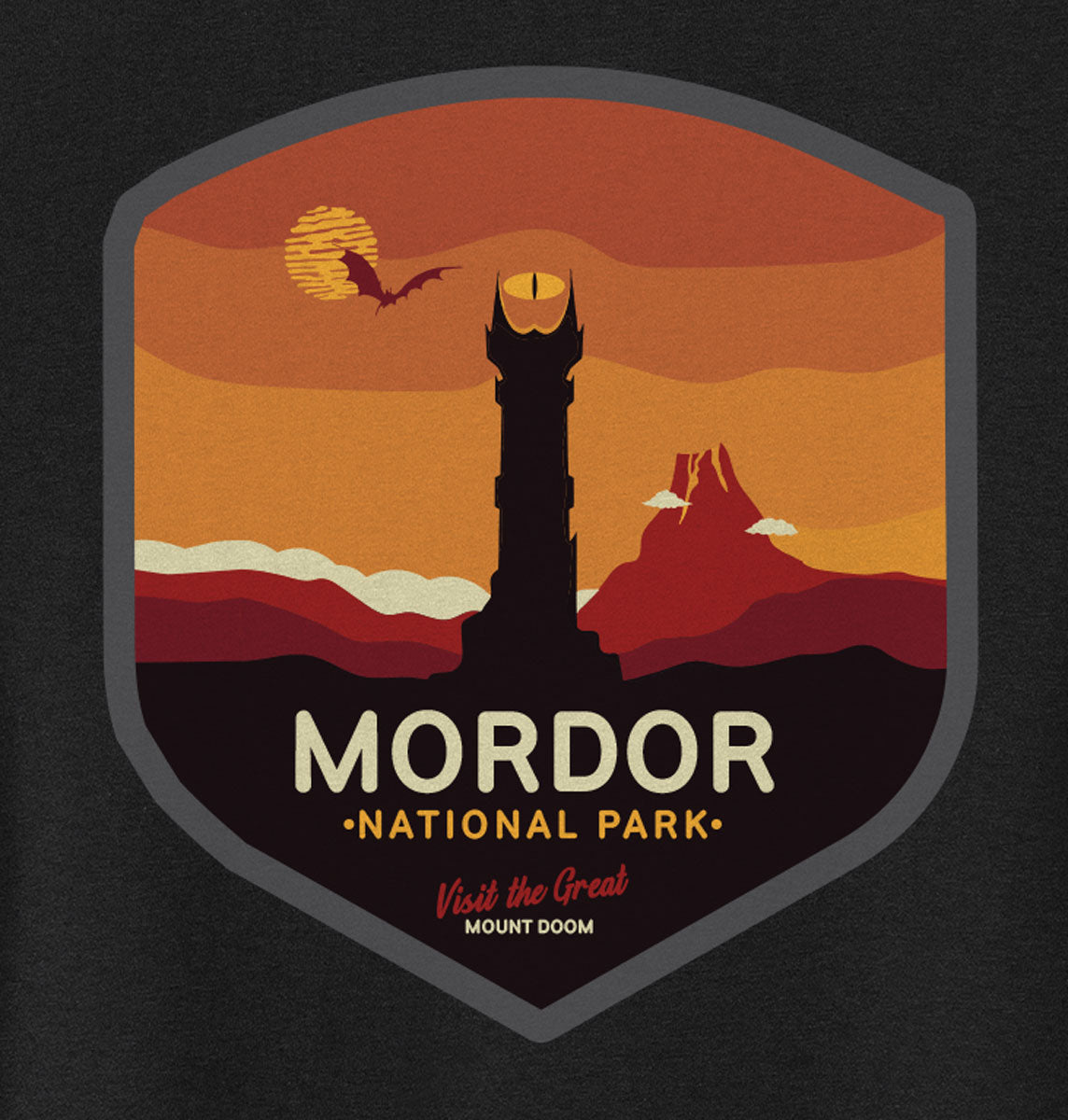 Mordor National Park T-shirt image 3