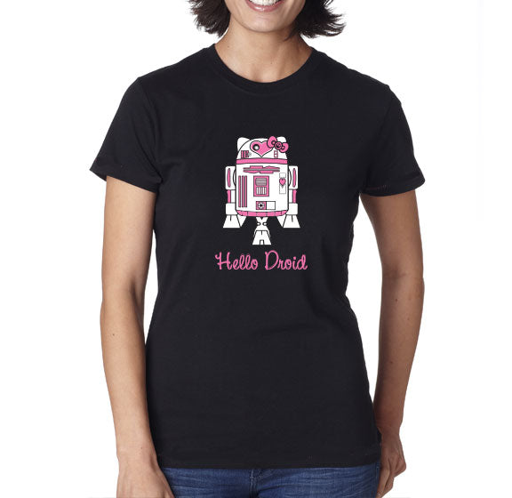 Hello Droid Ladies T-shirt